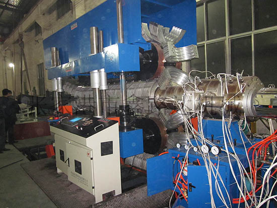 HDPE双壁波纹管生产线